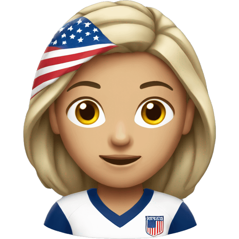 USA woman soccer emoji