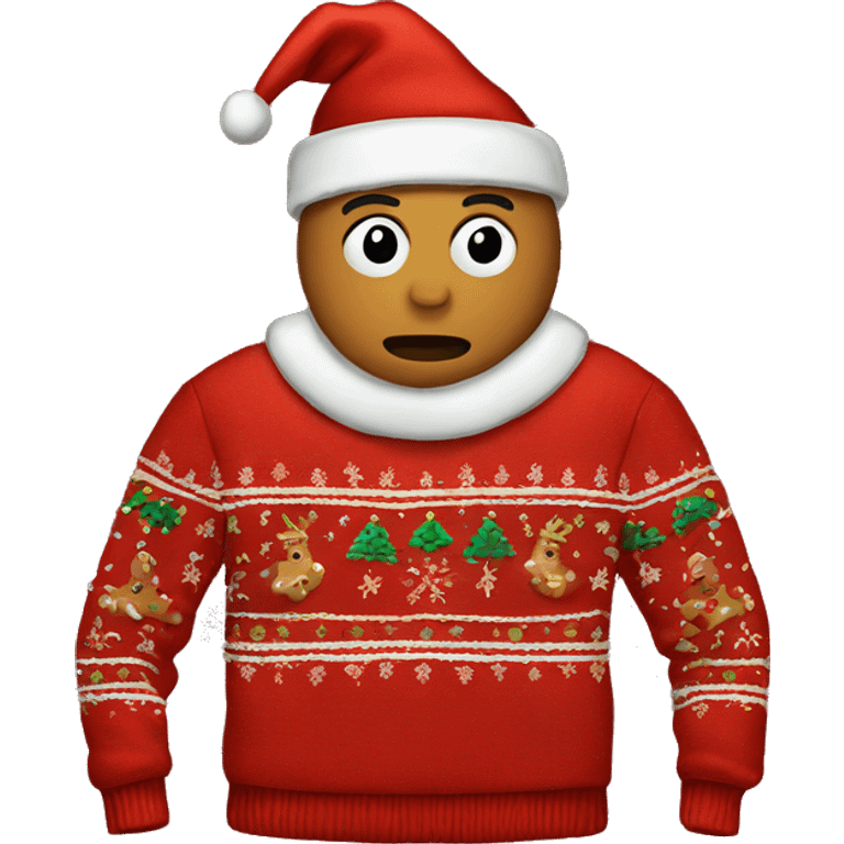  Ugly Christmas sweater  emoji