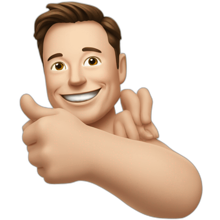 elon musk thumbs up emoji