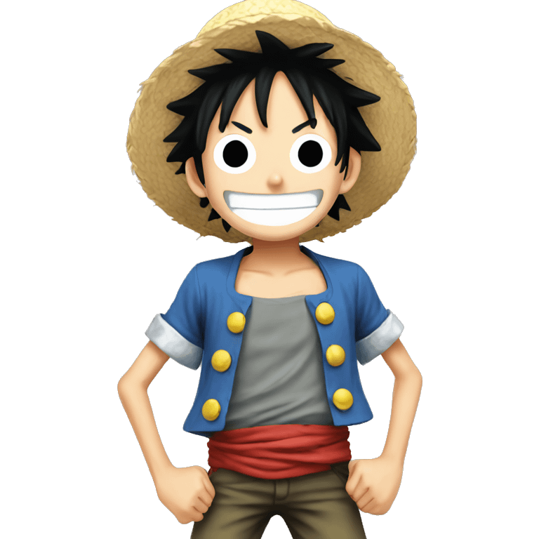 luffy from one piece emoji