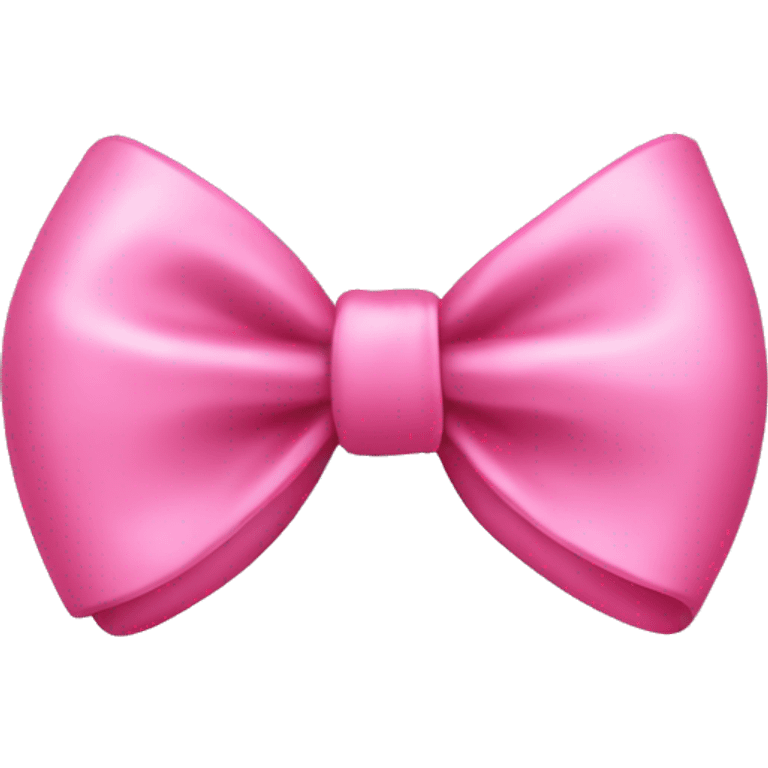 cute coquette pink bow emoji