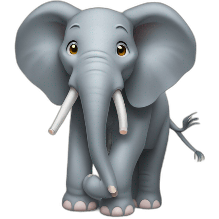 Elephant sur souris emoji