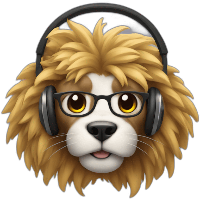 me beast with headphone emoji