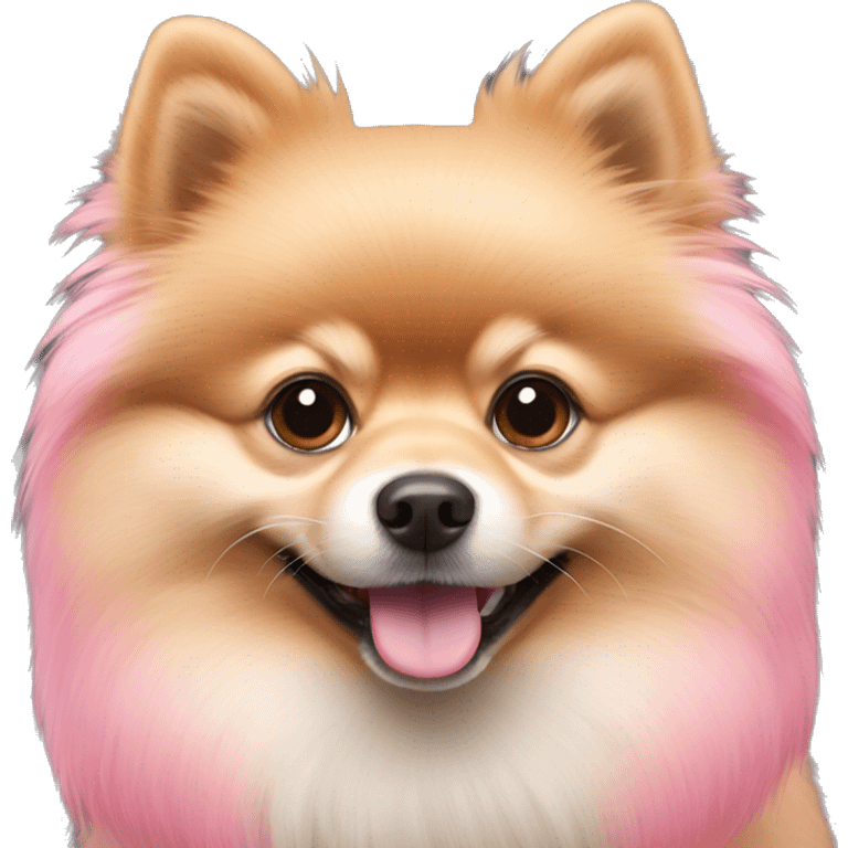 pink Pomeranian  emoji