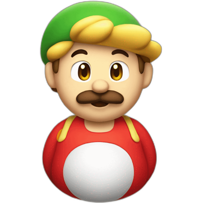 pregnant mario emoji