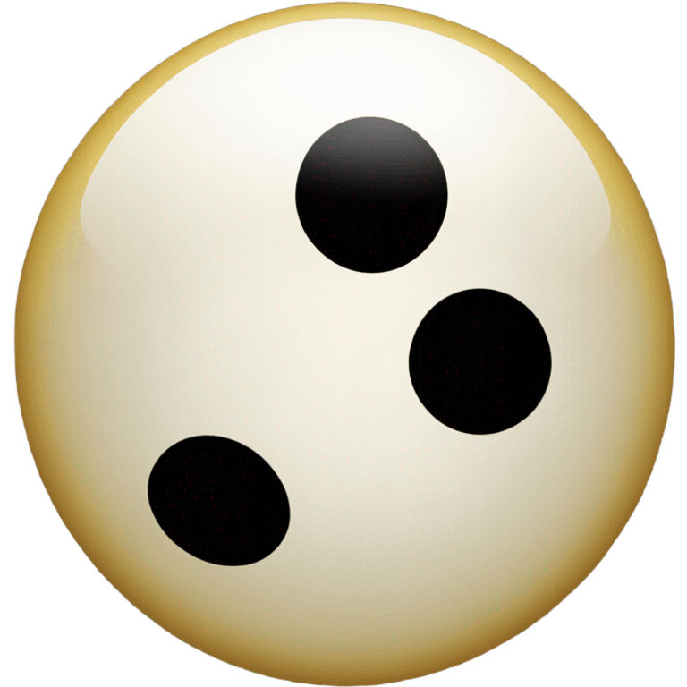 Completely Golden 8-ball emoji