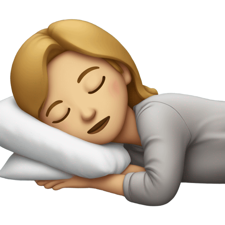 Sleeping girl emoji