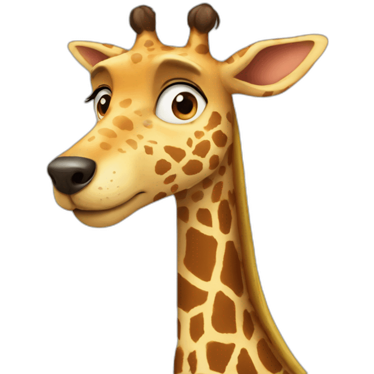 Doggiraffe perfection   emoji