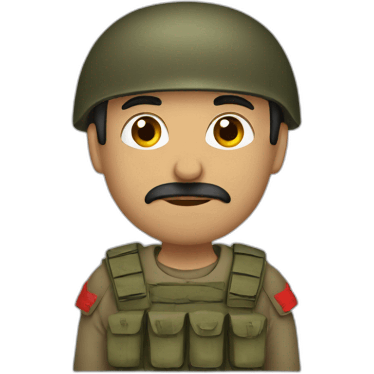 Armenian soldier emoji