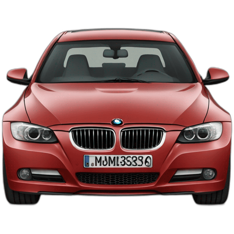 bmw 320e90 color rojo emoji