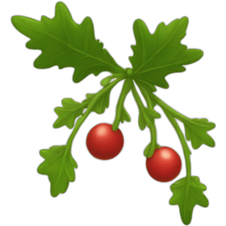 Mistletoe  emoji