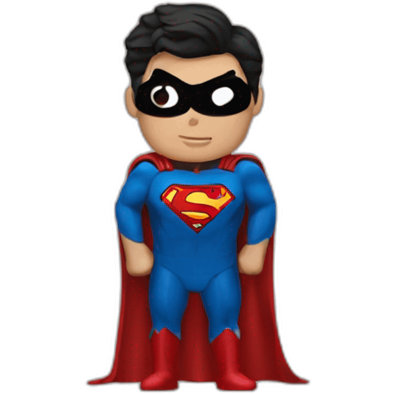 Superman black suit emoji