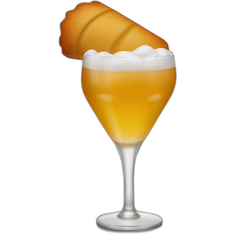 Cocktail madeleine emoji