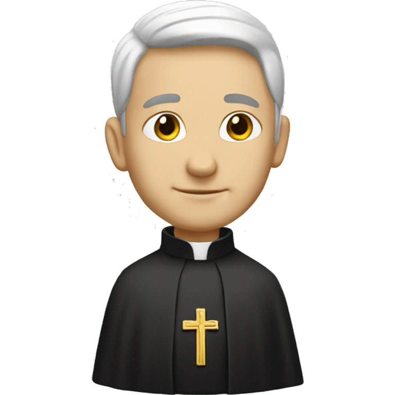 white catholic preist emoji