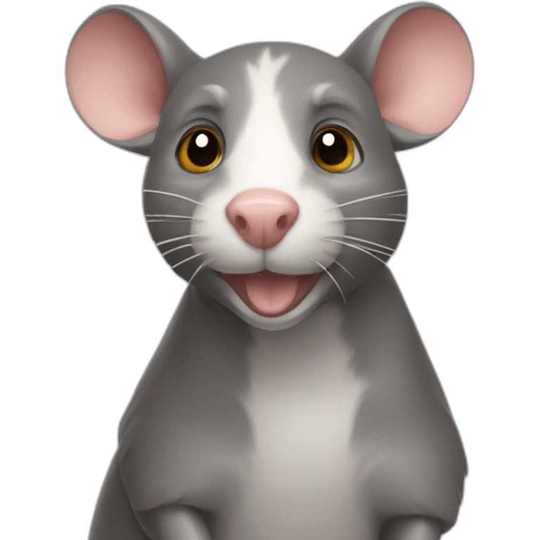 Rat sur chien emoji