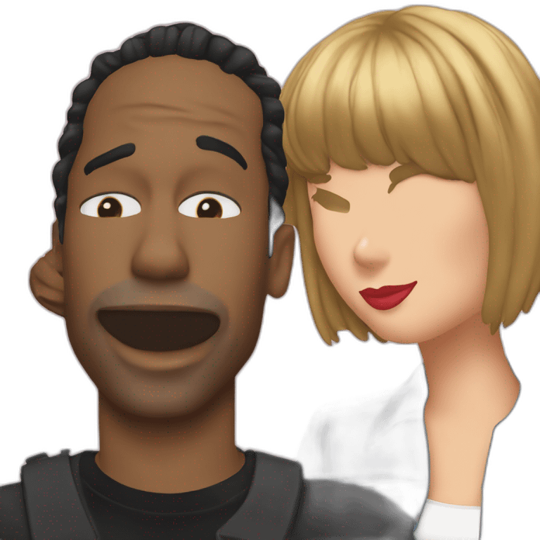 travis scott and taylor swift performing emoji