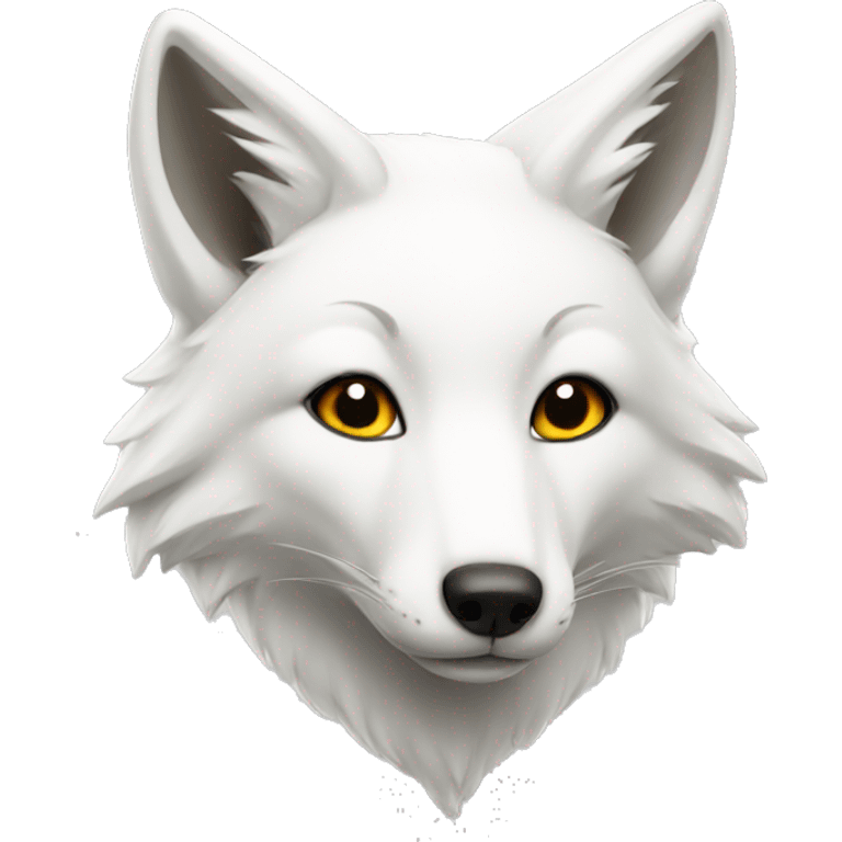 White fox emoji