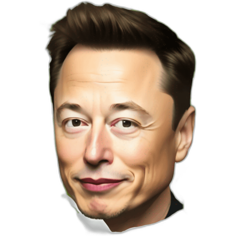 Elon Musk consumming weed emoji