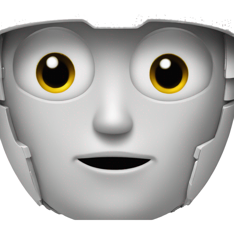 cute robot face emoji