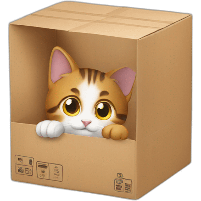 Cat delivery emoji