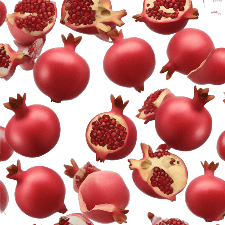 whole uncut pomegranate  emoji