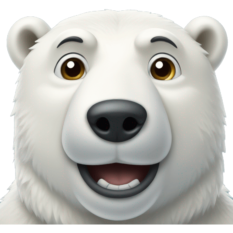 Polar bear emoji