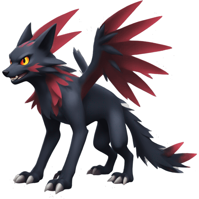 Nargacuga-Litten-Zoroark full body emoji