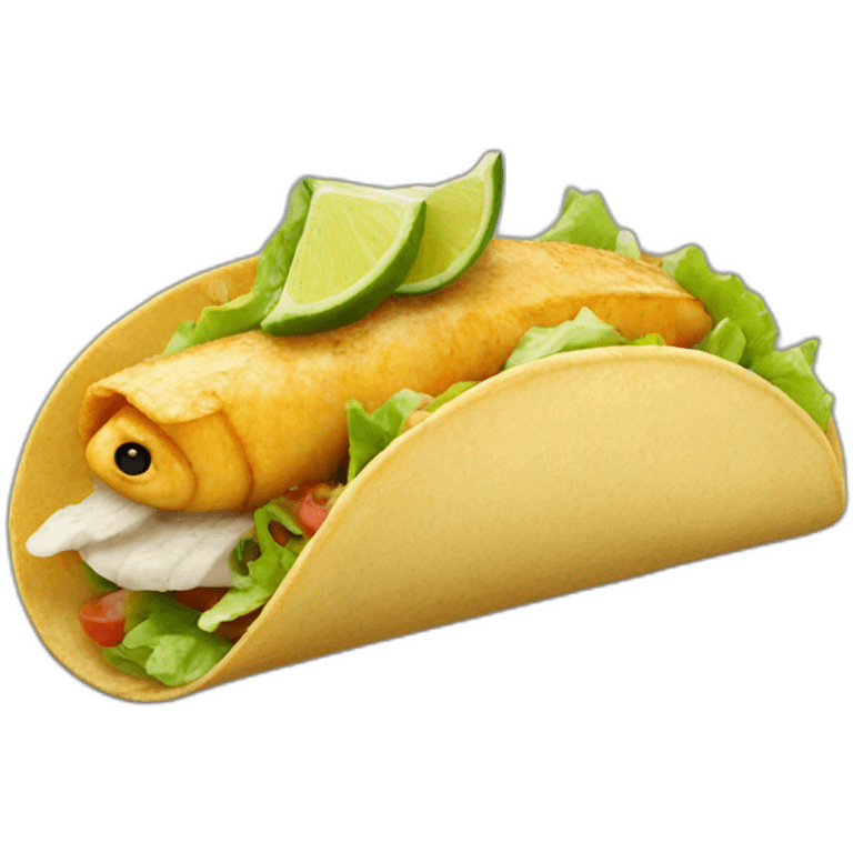 Fish taco emoji