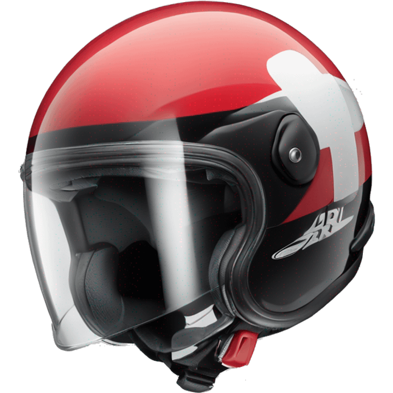 Casque moto jet arai de 3 quart emoji