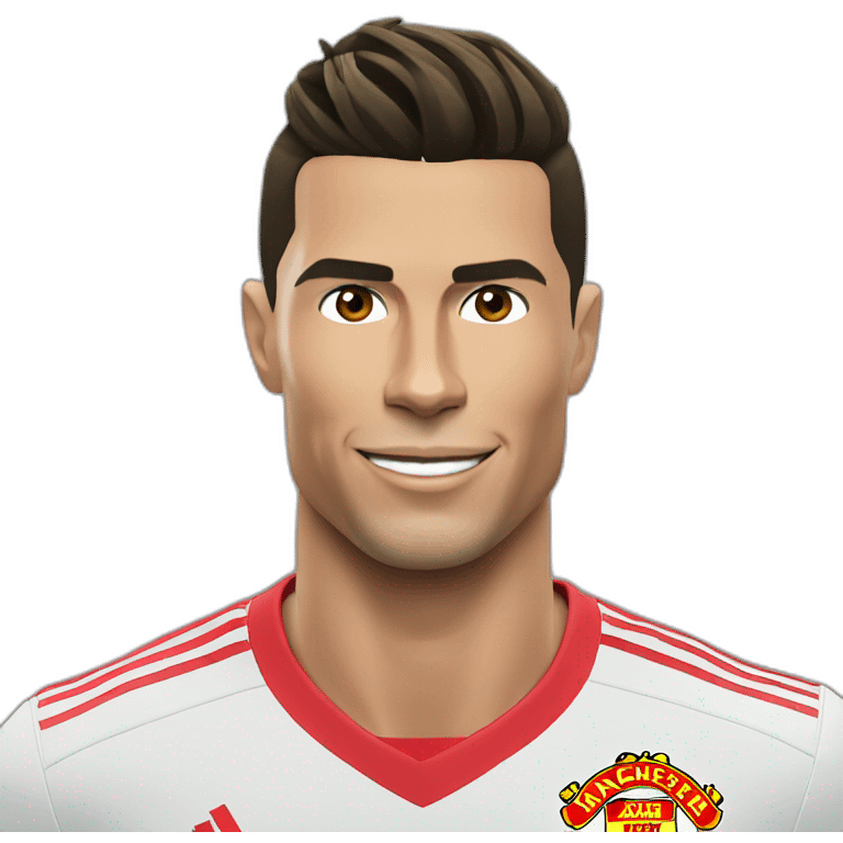 Cristiano Ronaldo manchester united emoji