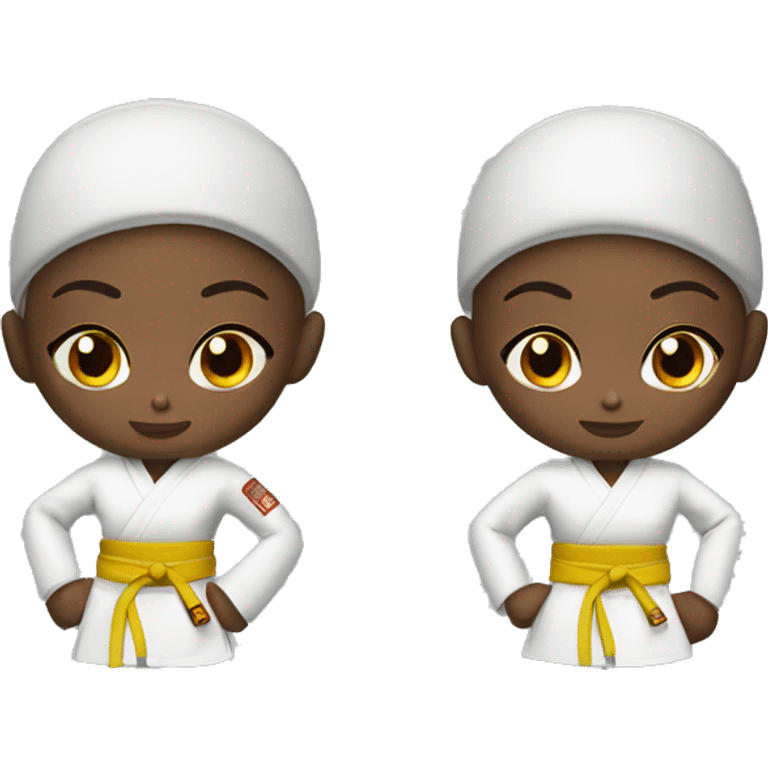 martial arts girl emoji