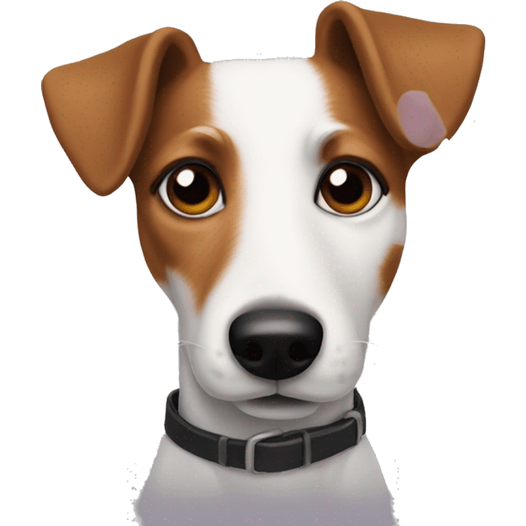 a gigachad jack russel emoji