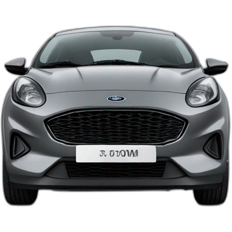 ford puma grey color front view emoji