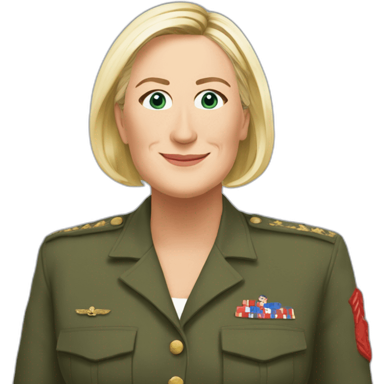 Marine le pen en calcon emoji