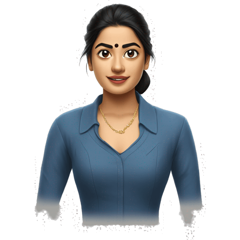 Rashmika mandhana in Pushpa 2 emoji