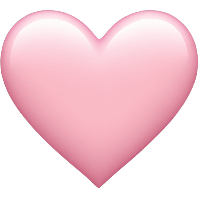 light pink heart  emoji