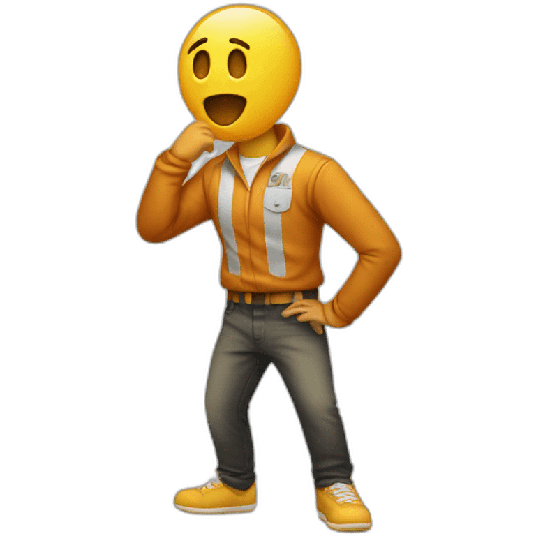 Emoji qui dab emoji