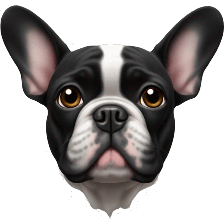 black French bulldog emoji