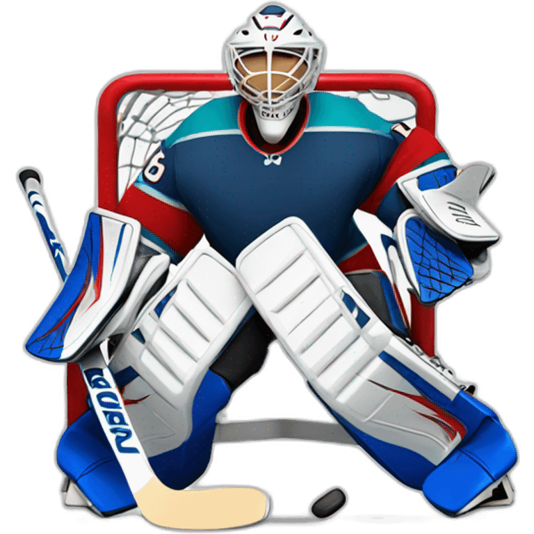 Hockey goalie emoji