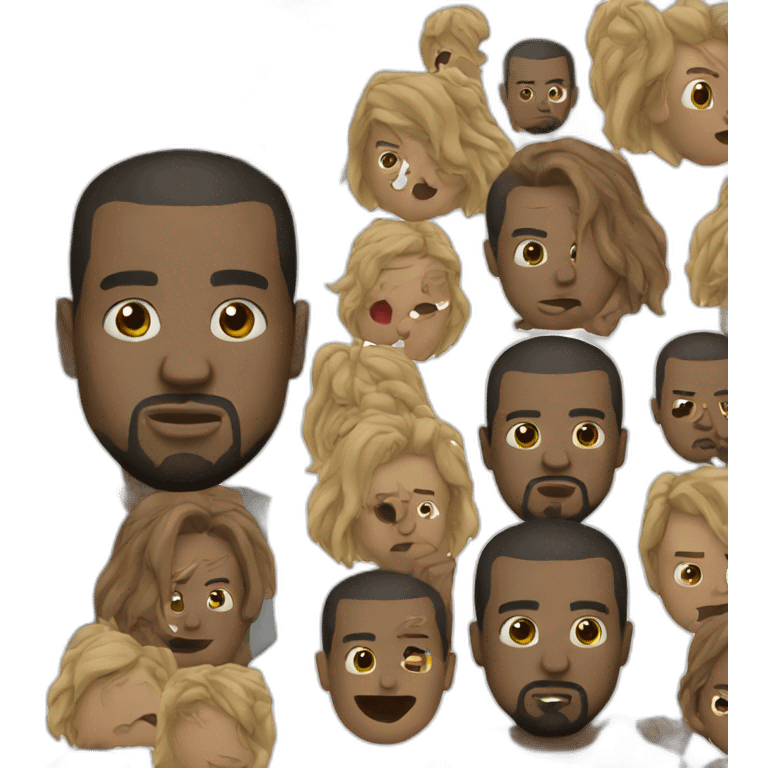 kanye emoji emoji