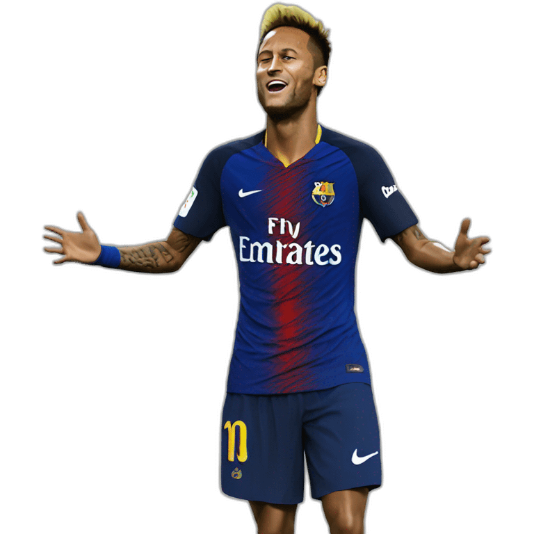 Neymar blessé emoji