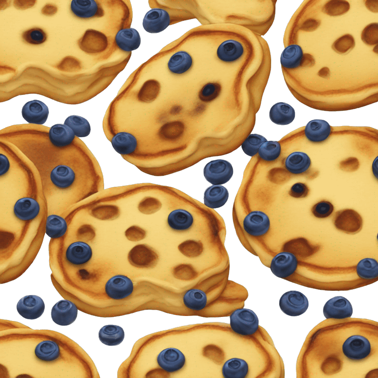 Blueberry pancakes  emoji