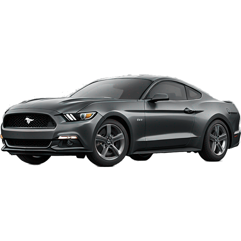 2017 ford mustang dark gray emoji