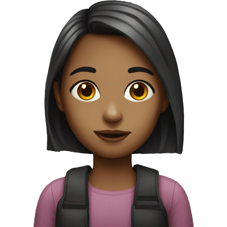 realistic portrait of girl emoji