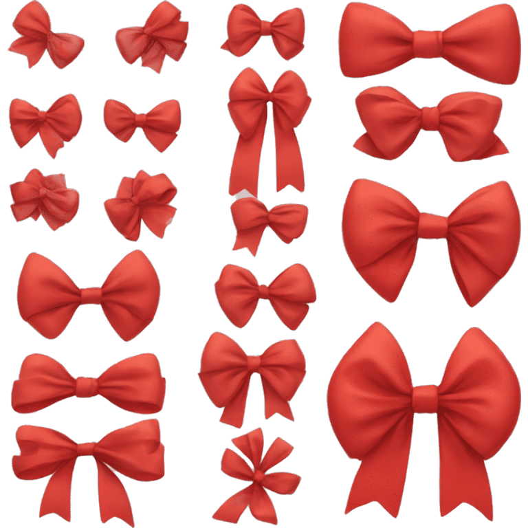 Red bow 🎀 emoji