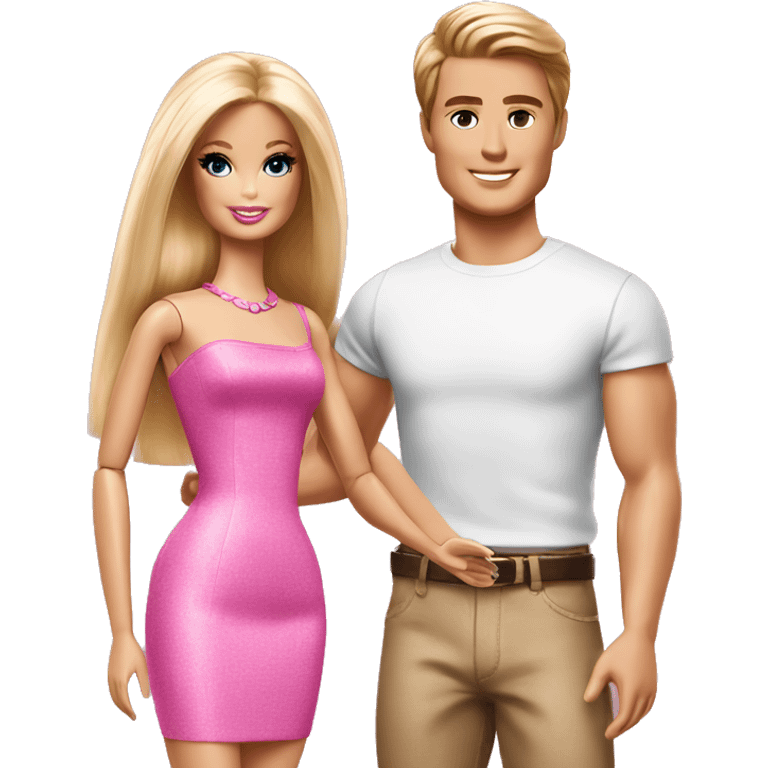 Barbie and Ken emoji