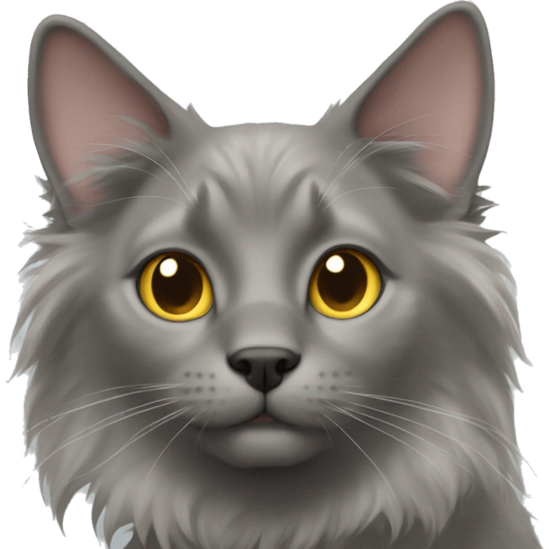 Nebelung cat emoji