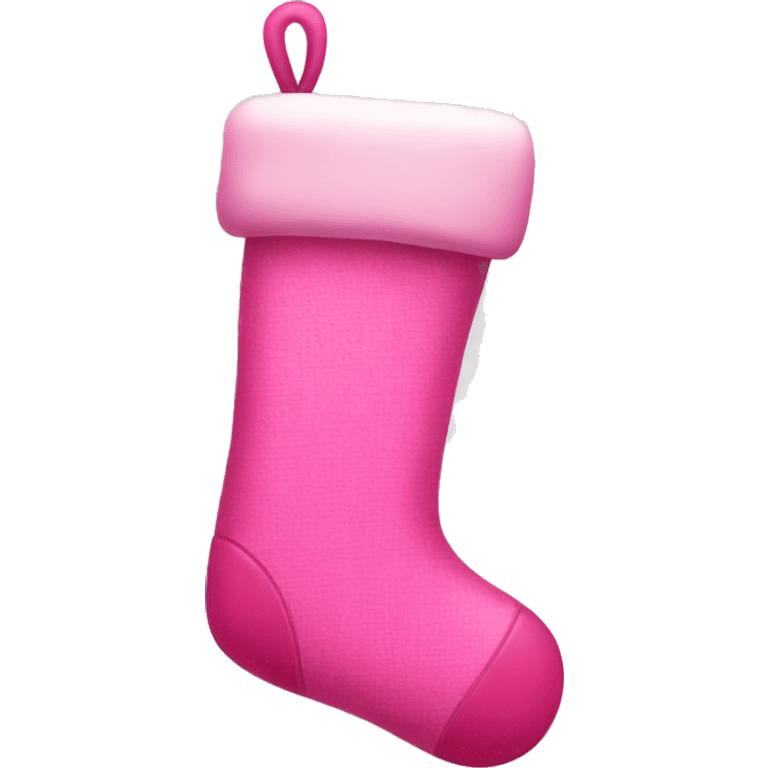 Pink stocking emoji