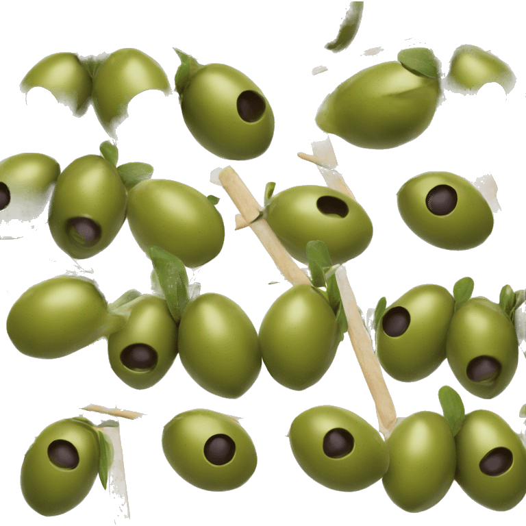 olives on a stick garnish emoji