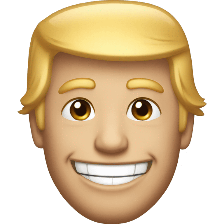 Donald Trump smiling emoji